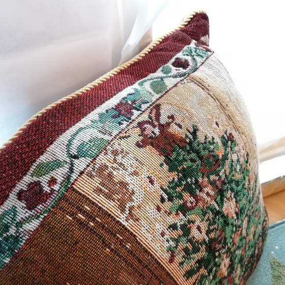 Holiday Accent Pillow, Decorated Tree - Picture 6 of 6